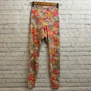 Lululemon Align Highrise Pant 25" Inflorescence Floral Leggings Yoga Nulu Size 4